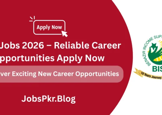 BISP Jobs 2026 – Reliable Career Opportunities Apply Now